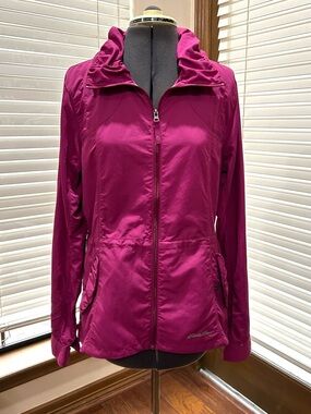 Eddie Bauer Travex Women’s Medium Lightweight Jacket - Magenta NWT